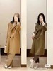 F011396女装新款羊毛羊绒双面呢双排扣长款大衣 商品缩略图7