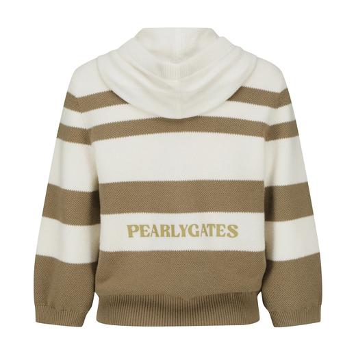 PG家早春新款女士条纹绵羊毛混纺针织外套来啦！韩版原单❗️客供纱线🧶，舒适与温暖同行！！采用宽间距+不同宽窄横向间色！避免了通身条纹的膨胀感！ 商品图6