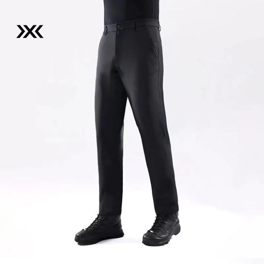 F011348男士秋冬商务防风保暖耐磨抗静电长裤软壳裤 商品图3