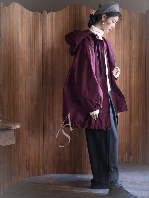 Toogood 覆盆子色涂蜡棉探险家外套 商品图0