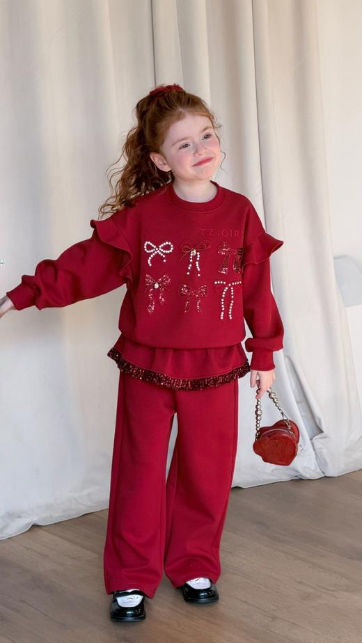 珍珠蝴蝶结套装 商品图3