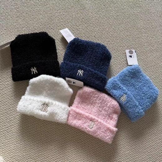 F011318KARINA同款纯色百搭保暖针织猫耳帽毛线帽冬季 商品图0