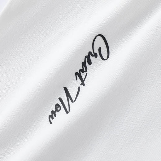 gxgjeans 男装【棉100%】字母印花男士长袖T恤25秋款舒适百搭打底衫上衣K&C 商品图7