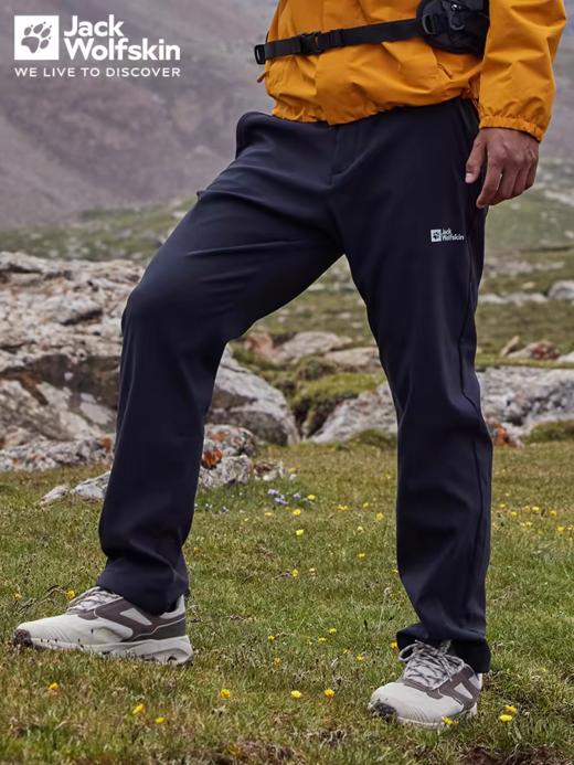 【春上新】【6折】6楼JACKWOLFSKIN狼爪HINO男士防风经典户外加绒梭织长裤55191746000吊牌价999折后599 商品图1