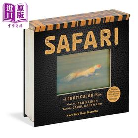 【中商原版】光与影视觉书系列 草原 会动的3D图片书 Safari A Photicular Book 动物知识科普 英文原版 进口图书