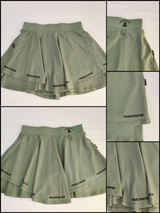 PG家春夏新款女士双层运动短裙来啦！🇰🇷王炸渠道❗️上身太高级了！运动时裙摆会自然流动，不会死板，孔状结构弹力面料柔软细腻！版型很简约！ 商品图2