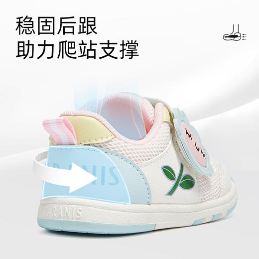 泰兰尼斯春款婴童段舒适柔软爬站鞋学步鞋T01B5A5688 商品图2