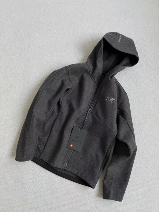 F011314男女刺绣羊毛外套夹克连帽保暖冲锋衣羊绒软壳抓绒上衣 商品图7