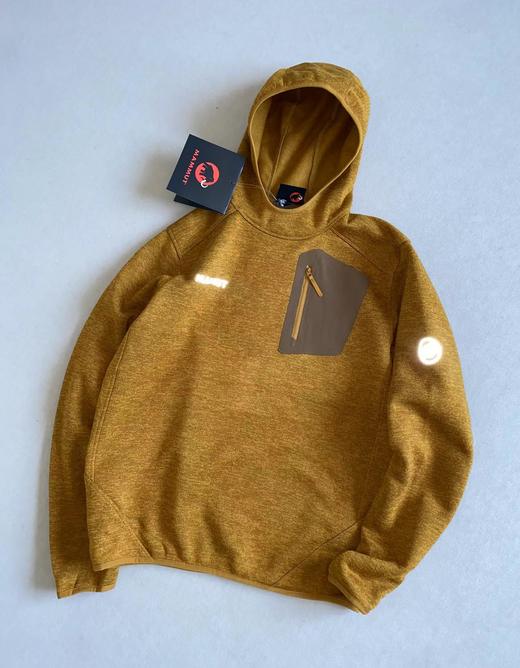 F011313连帽压胶口袋保暖摇粒绒抓绒衣连帽夹克户外保暖卫衣 商品图4