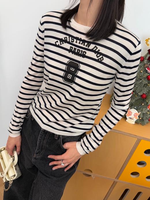 迪奥 最新款 条纹针织T恤(MM) 商品图2