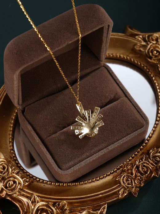 子佩集【许我耀眼】银S925珍珠惜王妃套链【XXDZ053】7mm珠镀金眼睫毛2601 商品图7