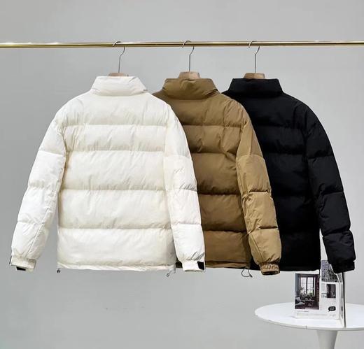 F011372立体金属标25立领冬款保暖连帽棉服外套 商品图2