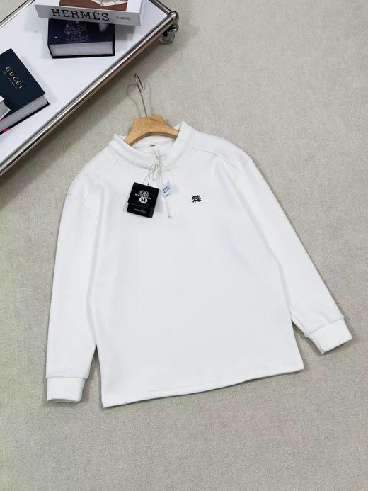 F011355户外休闲加绒加厚半拉链长袖打底衫 商品图5