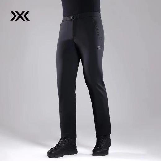 F011348男士秋冬商务防风保暖耐磨抗静电长裤软壳裤 商品图7