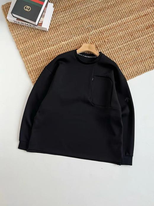 F011395新款BLEU系列都市骑行男女同款长袖针织衫 商品图0