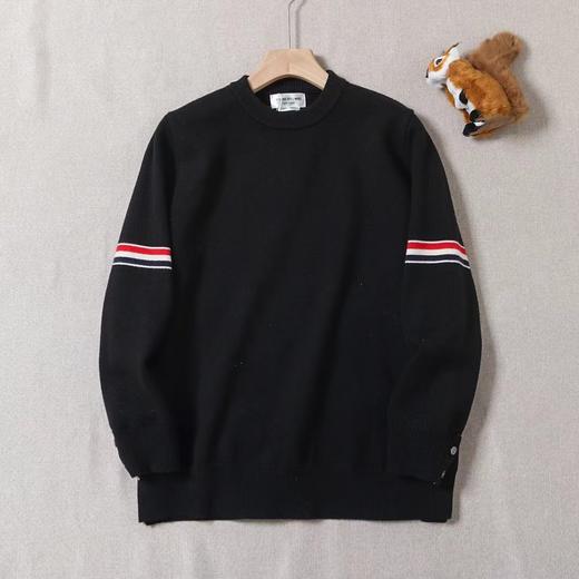 F011301秋冬单品极简基础款男士通勤圆领针织衫毛衣 商品图7