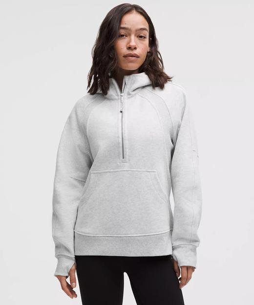 年末好折！lululemon Scuba Oversized半拉链长款领连帽卫衣 原价￥1300，现在￥850直邮到手 商品图5
