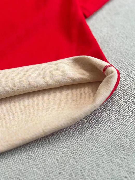 F011359保暖羊绒打底衫套装喜庆中国红套装 商品图7