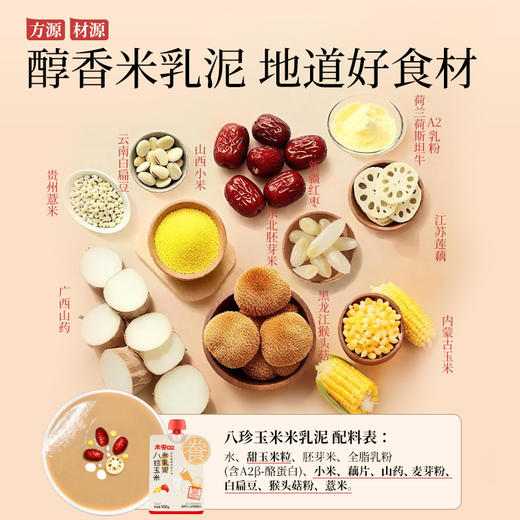 【送1袋宝宝果泥】3袋 未零食养-米乳泥系列 商品图1