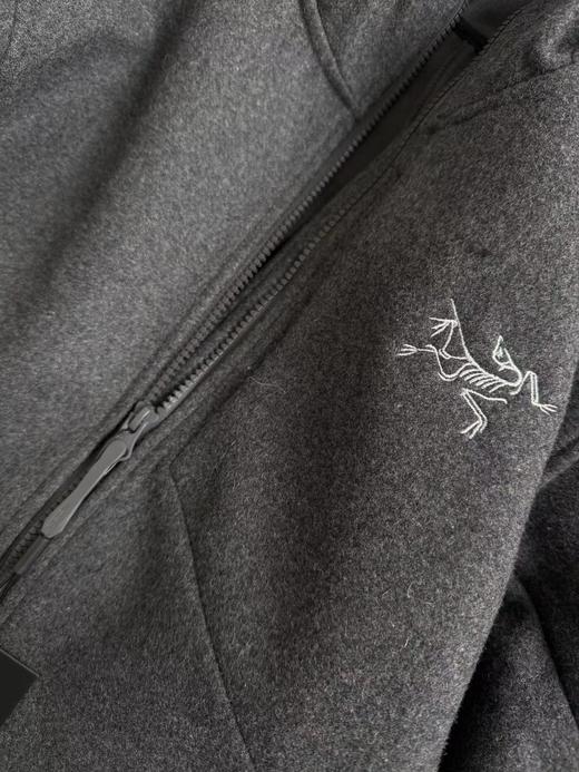 F011314男女刺绣羊毛外套夹克连帽保暖冲锋衣羊绒软壳抓绒上衣 商品图12