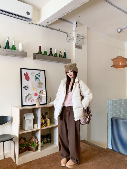 【129元任选2件】现货韩系粉色蕾丝边长袖t 商品图5