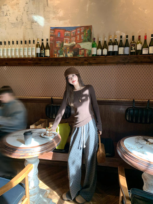 <曾小咸推荐>现货秒杀 ！微信超特价！韩系针织背心马甲 日常159.99 立减90 秒杀69.99！！打底衫 秒杀59.99！深灰色休闲裤秒杀89.99！ 商品图14