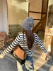 <曾小咸推荐>现货秒杀 ！微信超特价！韩系假两件条纹针织衫 日常159.99 立减80 秒杀79.99！！ 商品缩略图6