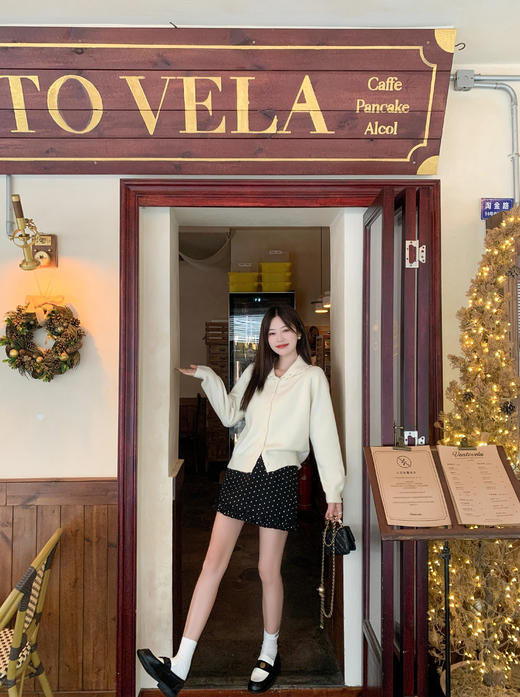 【169元任选2件】现货！韩系翻领毛衣外套 商品图9