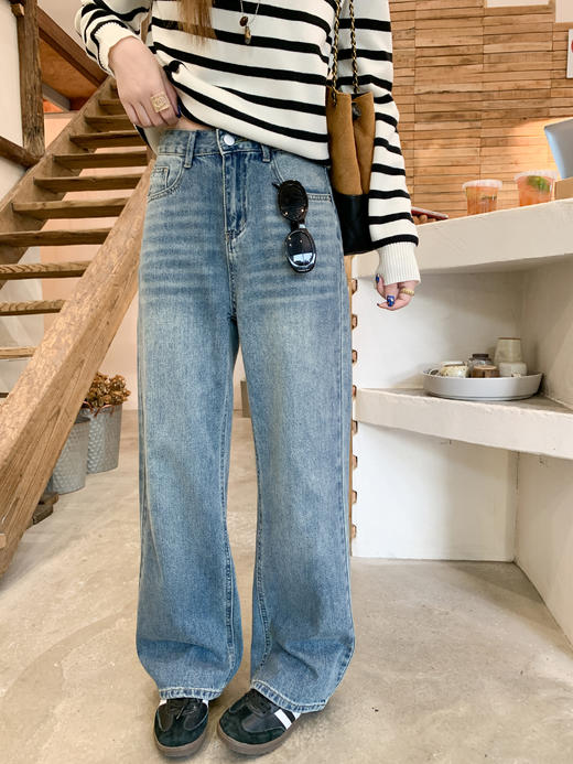 <曾小咸推荐>现货秒杀 ！微信超特价！韩系假两件条纹针织衫 日常159.99 立减80 秒杀79.99！！ 商品图9