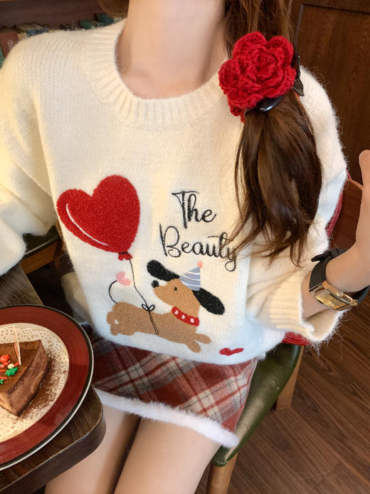 <曾小咸推荐>现货秒杀 ！微信超特价！新年战袍红格子半身裙 日常129.99 立减60 秒杀69.99！！ 商品图7