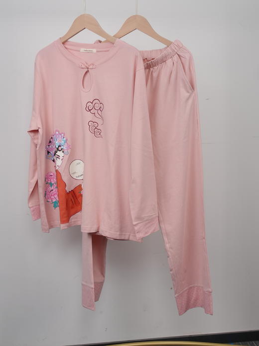 TUTUANNA 春秋纯棉中国风家居服套装 商品图1