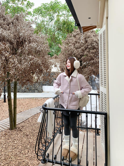 <曾小咸推荐>现货秒杀 ！微信超特价！皮毛一体羊羔毛外套 日常309.99 立减170 秒杀139.99！！ 商品图10