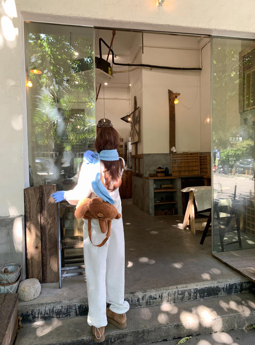 <曾小咸推荐>现货秒杀 ！微信超特价！韩系小狗加绒卫衣 日常179.99 立减100 秒杀79.99！！休闲裤 秒杀79.99！！ 商品图10