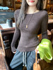 <曾小咸推荐>现货秒杀 ！微信超特价！韩系针织背心马甲 日常159.99 立减90 秒杀69.99！！打底衫 秒杀59.99！深灰色休闲裤秒杀89.99！ 商品缩略图12