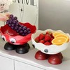 爆款！【小来】9.9买一送一！可爱高脚水果盘，卡通果盘/果篮/收纳盘，家用耐磨易清洁，可沥水 商品缩略图2