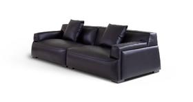 一款气场十足的舒适黑沙发