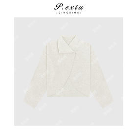 04-2潘依绣丁丁宠粉早春气质设计款针织小外套Q18960