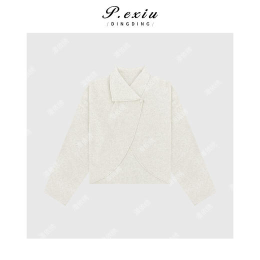 04-2潘依绣丁丁宠粉早春气质设计款针织小外套Q18960 商品图0