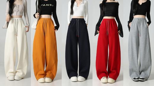 【YW】无忧购【鸿运当“红”】加绒加厚高品质暖心新年鸿运裤重工刺绣弯刀裤2592（截单后5-7天发货） 商品图1