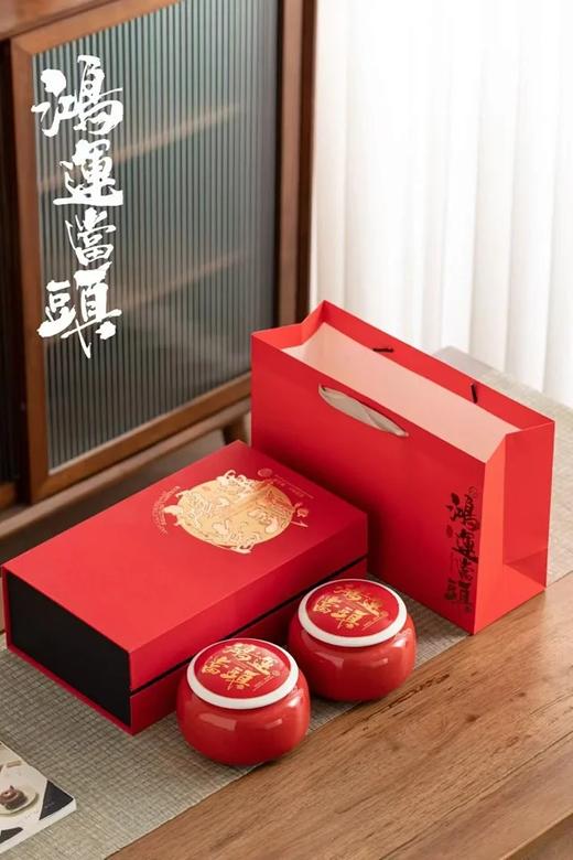 谷林茶坊·韵杯金桂红茶双瓷罐礼盒配礼袋 商品图1