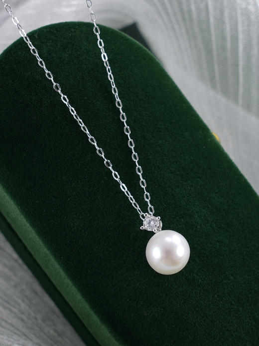 子佩集【恰好圆满】银S925珍珠惜王妃套链【MLTL029】7mm珠吊球星点2601 商品图3