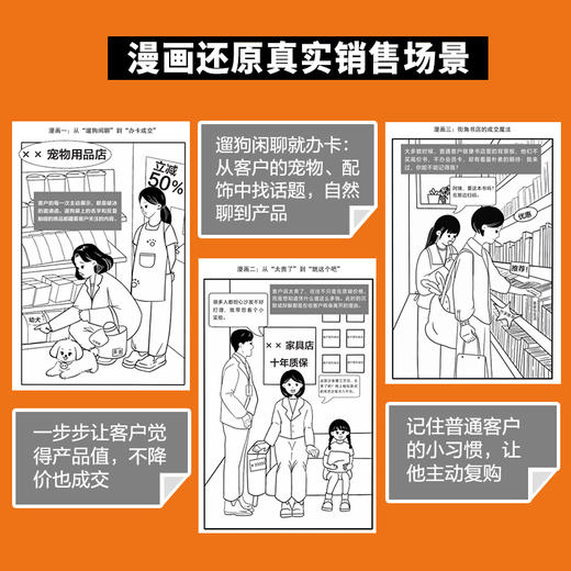 客户犹豫时，这么说才能成交 漫画案例掌握人性销售法洞察消费者心理从破冰到售后 服务行业销售模板话术实用技巧书籍 商品图4