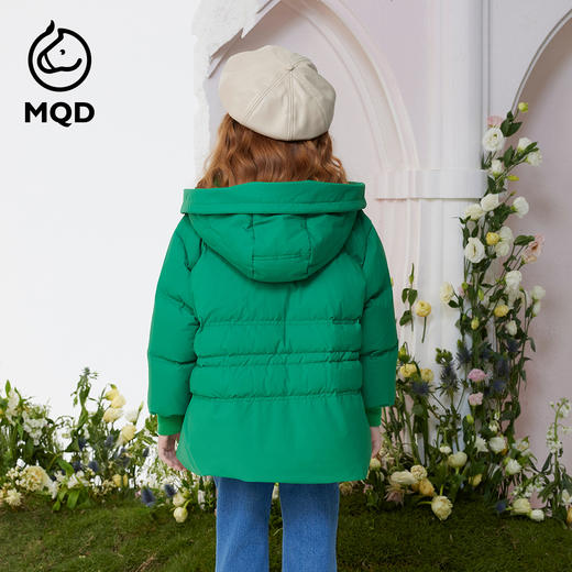 【秒1】【MQD】女童冬季精致造型保暖舒适连帽羽绒服 商品图3