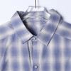 SDSA男士秋冬新款痞帅男装慵懒风撞色格子设计长袖衬衫百搭时尚 商品缩略图1