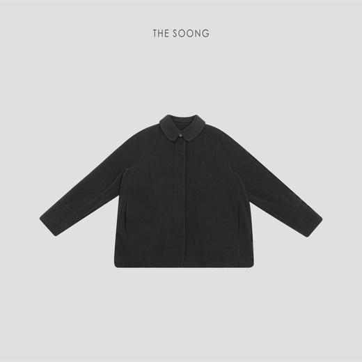 THESOONG/100支羊绒羊毛毛呢外套女翻领单排扣小个子8586 商品图8