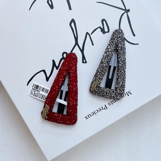 轻奢钻饰边夹发夹-纪念日百货门店同款169393516 商品图1