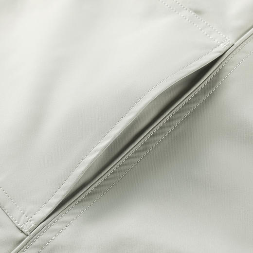 GXG男装秋季时尚拼接微落肩立领简约休闲短款设计感男式夹克K&C 商品图11