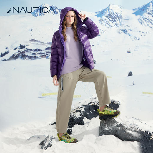 NAUTICA诺帝卡童装 梭织加绒长裤 NK340183 商品图9