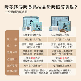 【大眼睛-2月】羽心堂 逐湿贴/暖灸贴/颈椎贴 7贴/盒 国内发货