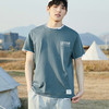 GXG男装【100%棉】夏季假两件设计舒适透气男式休闲百搭短袖T恤K&C 商品缩略图9